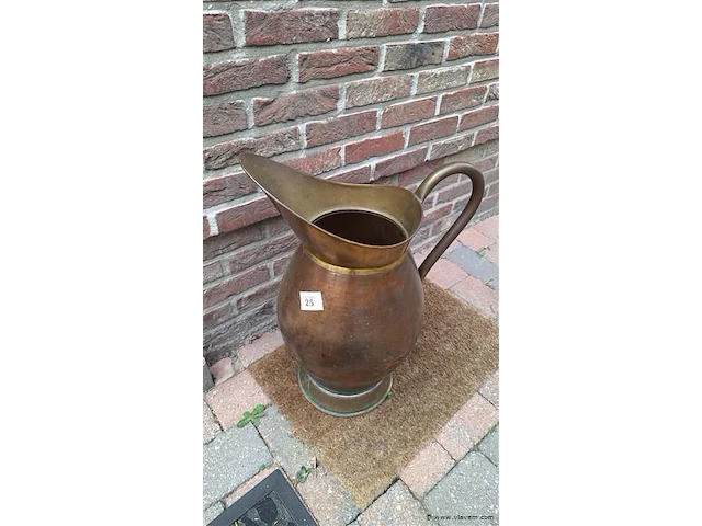Grote koperen kan - afbeelding 3 van  3