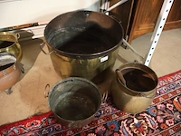 Grote koperen pot - afbeelding 2 van  5