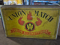 Grote luciferdoos union match vol ( 320 mm op 190 mm ) - afbeelding 1 van  2