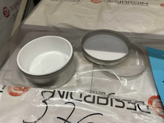 Grote partij aluminium potjes 100ml met deksel - afbeelding 2 van  9