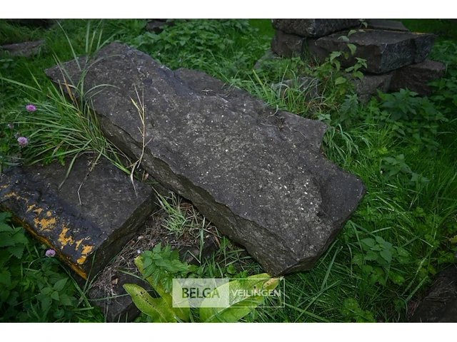 Grote partij arduin / blauwe hardsteen - afbeelding 10 van  11