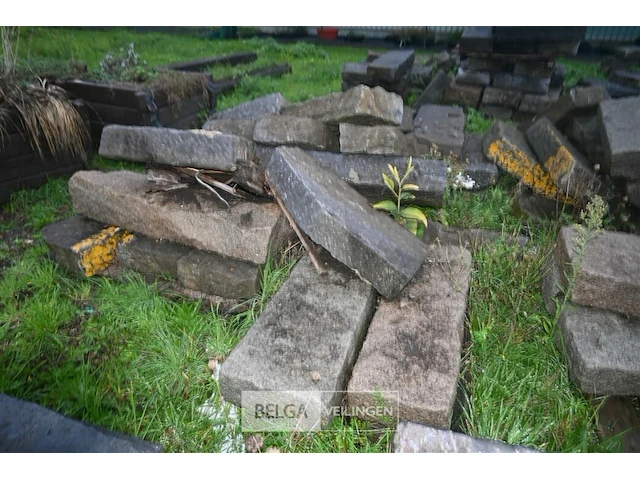 Grote partij arduin / blauwe hardsteen - afbeelding 11 van  11