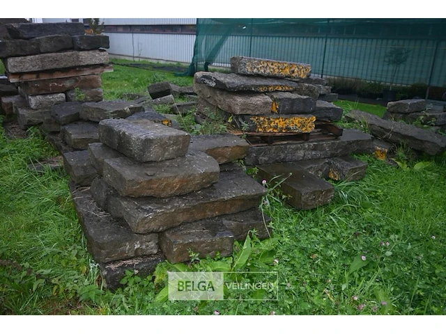 Grote partij arduin / blauwe hardsteen - afbeelding 5 van  11