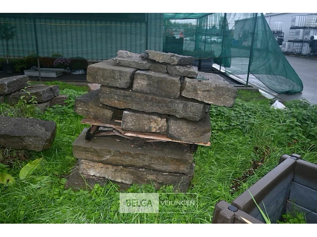 Grote partij arduin / blauwe hardsteen - afbeelding 6 van  11