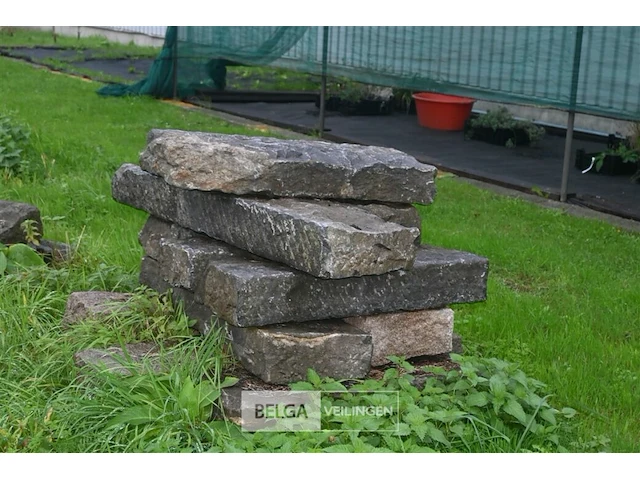 Grote partij arduin / blauwe hardsteen - afbeelding 8 van  11