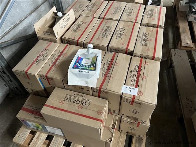Grote partij colorant, (zonder pallet) - afbeelding 2 van  2