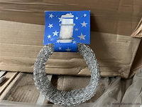 Grote partij decoratie huls metaaldraad zilver - afbeelding 1 van  2