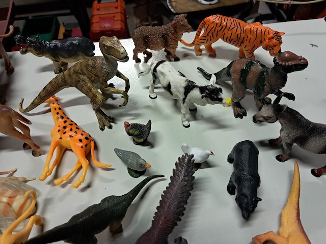 Grote partij dinosaurussen en andere dieren 42 stuks - afbeelding 3 van  7