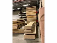 Grote partij diverse houten platen en houten werkbladen - afbeelding 6 van  18