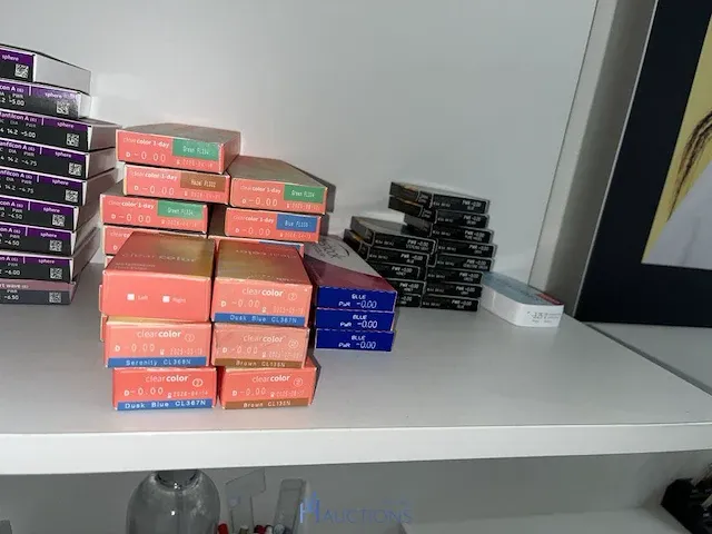 Grote partij diverse lenzen en diverse accessoires voor brillen - afbeelding 25 van  29
