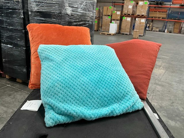 Grote partij diverse sierkussens - afbeelding 1 van  3