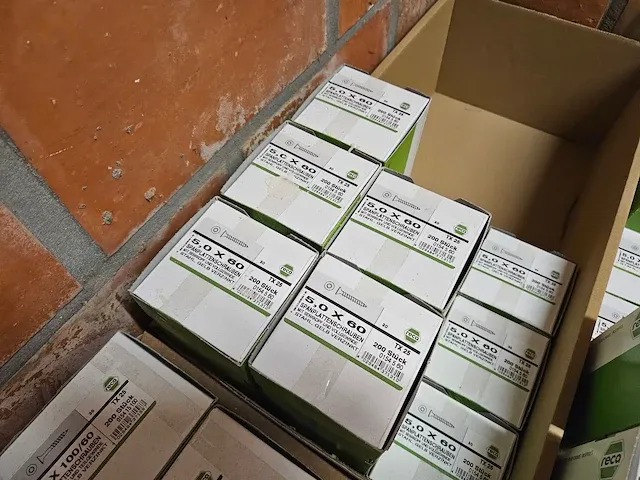 Grote partij diverse verzinkte spanplaatvijzen reca - afbeelding 7 van  30