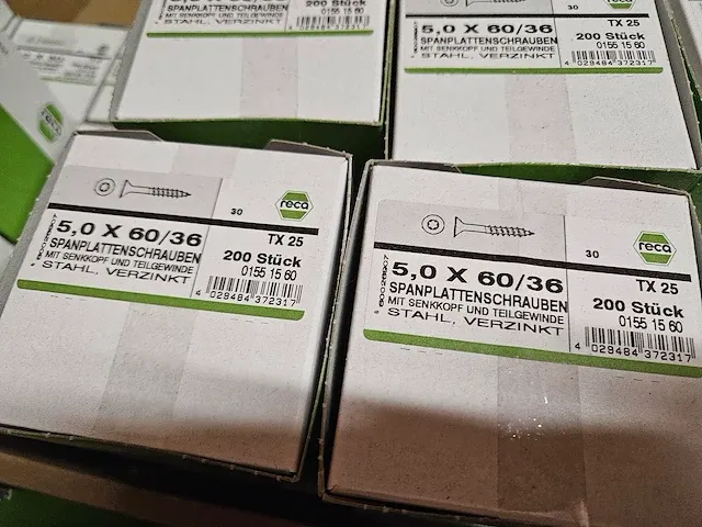 Grote partij diverse verzinkte spanplaatvijzen reca - afbeelding 8 van  30
