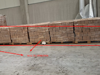 Grote partij houtbriketten