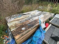 Grote partij houten planken - afbeelding 3 van  4