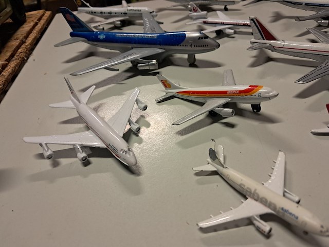 Grote partij metalen vliegtuigen 12 stuks - afbeelding 4 van  6