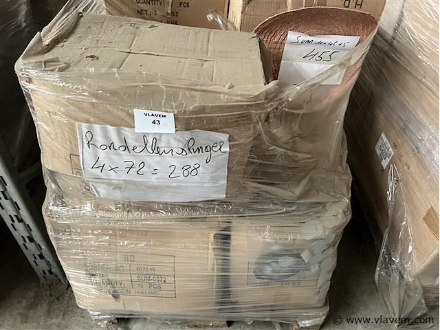 Grote partij rondellen slingers (zonder pallet) - afbeelding 1 van  2