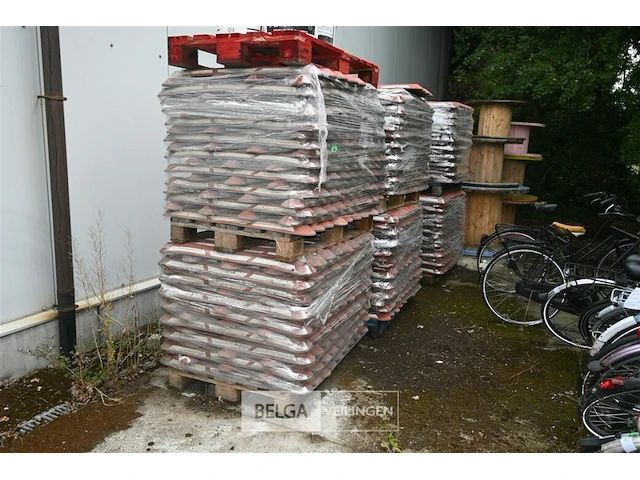 Grote partij rubber varkensruggen - afbeelding 1 van  7