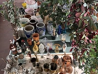 Grote partij vazen, decoratie en bloempotten - afbeelding 12 van  36