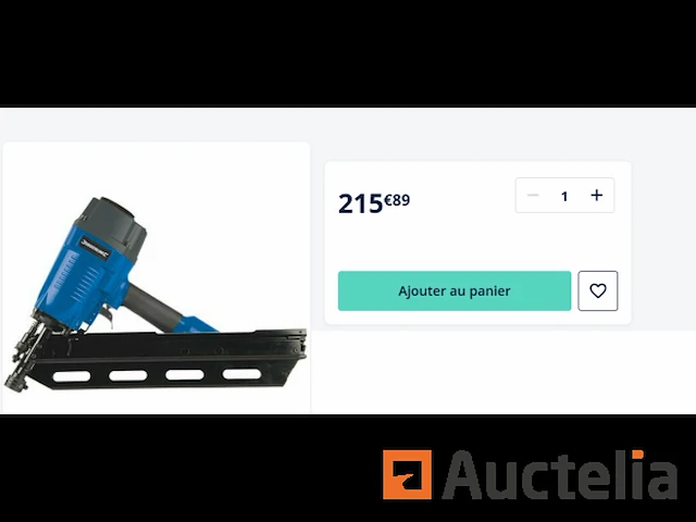 Grote pneumatische spijkermachine 90 mm silverline - afbeelding 1 van  4