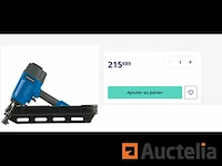 Grote pneumatische spijkermachine 90 mm silverline - afbeelding 1 van  4