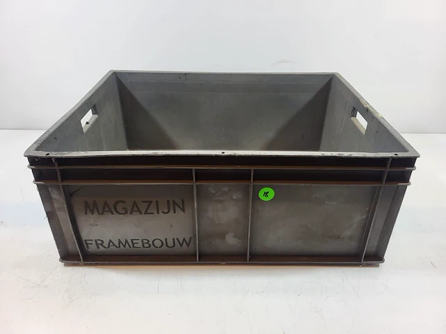 Grote pvc opslagbakken 79x59x30cm (14st) - afbeelding 2 van  2