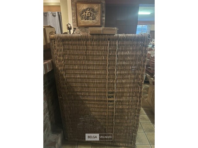 Grote rieten mand - afbeelding 1 van  10