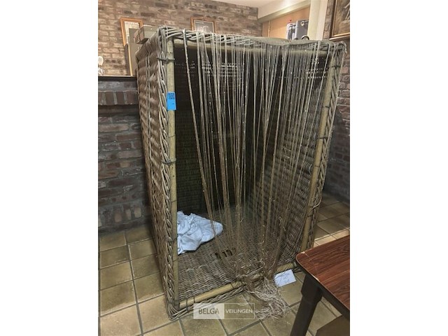 Grote rieten mand - afbeelding 5 van  10