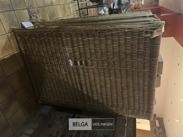 Grote rieten mand - afbeelding 6 van  10