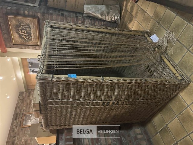 Grote rieten mand - afbeelding 7 van  10