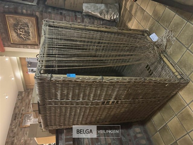 Grote rieten mand - afbeelding 8 van  10