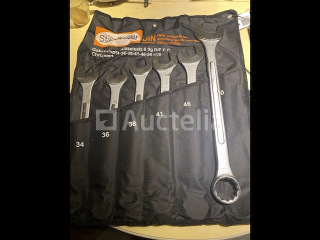 Grote steek ringsleutel set 34-50mm - afbeelding 2 van  4