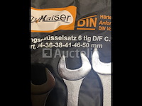 Grote steek ringsleutel set 34-50mm - afbeelding 3 van  4