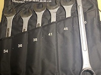 Grote steek ringsleutel set 34-50mm