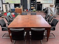 Grote vergadertafel ;10x stoel - afbeelding 7 van  10