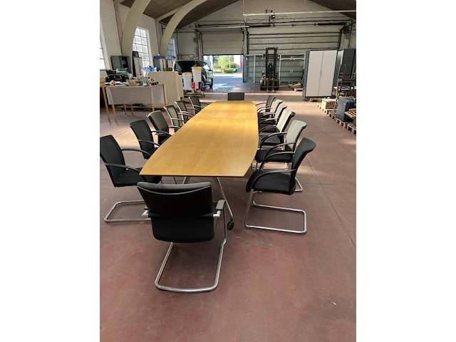Grote vergadertafel opplooibaar - afbeelding 4 van  7