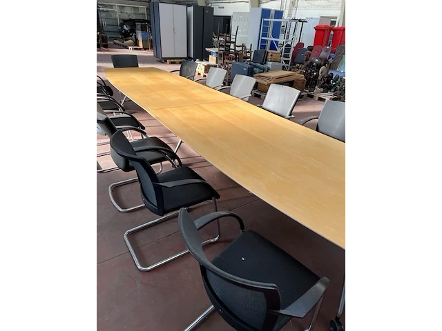 Grote vergadertafel opplooibaar - afbeelding 6 van  7