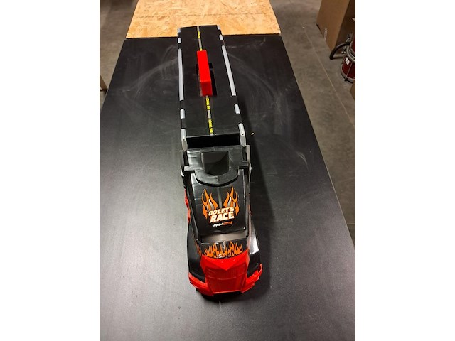 Grote vrachtwagen met opberg voor auto's (bijhorende auto's) - afbeelding 7 van  9