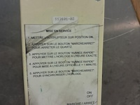 Grote wandklok werkend merk cosmo ( 930 mm ) - afbeelding 2 van  2