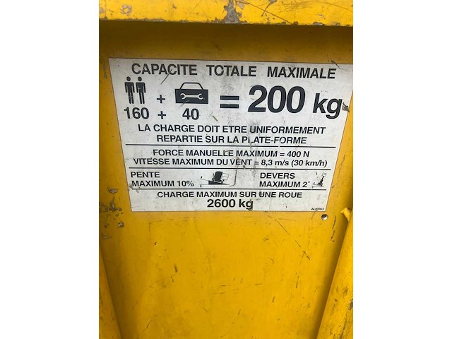 Grove toucan 1100 c hoogwerker 2001 - afbeelding 30 van  38