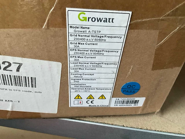 Growatt auto transfer switch a-tstp omvormer - afbeelding 3 van  3