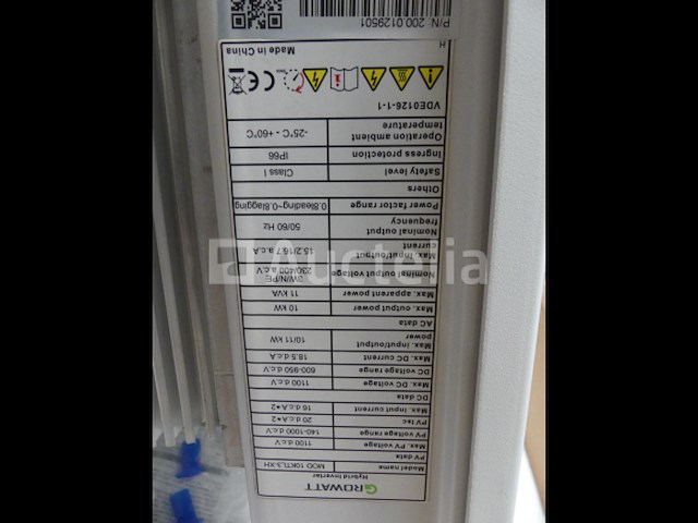 Growatt mod 10ktl3-xh omvormer - afbeelding 4 van  7