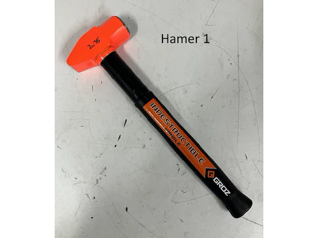 Groz 3-delige hamerset - afbeelding 2 van  6