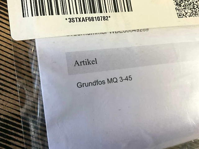 Grundfos mq 3-45 waterpomp - afbeelding 3 van  3