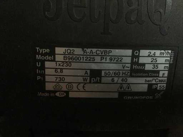 Grundfoss - jetpaq jo2 - waterfiltersysteem - afbeelding 5 van  5