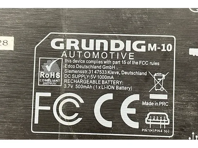 Grundig navigatiesysteem - afbeelding 4 van  5