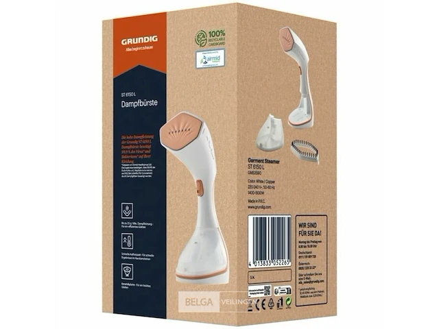 Grundig steam brush st 6150-handstoomreiniger - afbeelding 1 van  4