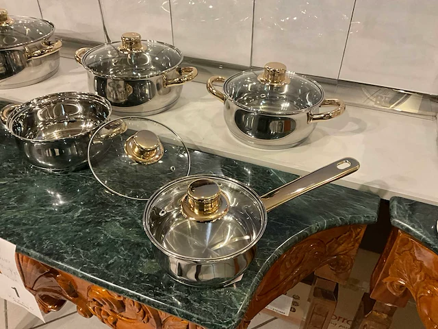 Gsw kookpotten en braadpan en steelpan (6x) - afbeelding 4 van  4
