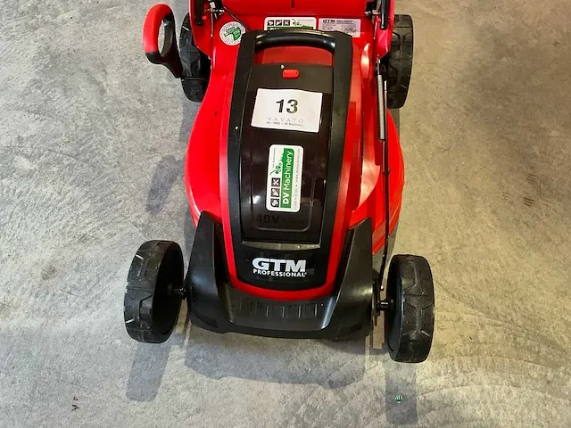 Gtm professional gtm410 p c accu grasmaaier - afbeelding 3 van  6