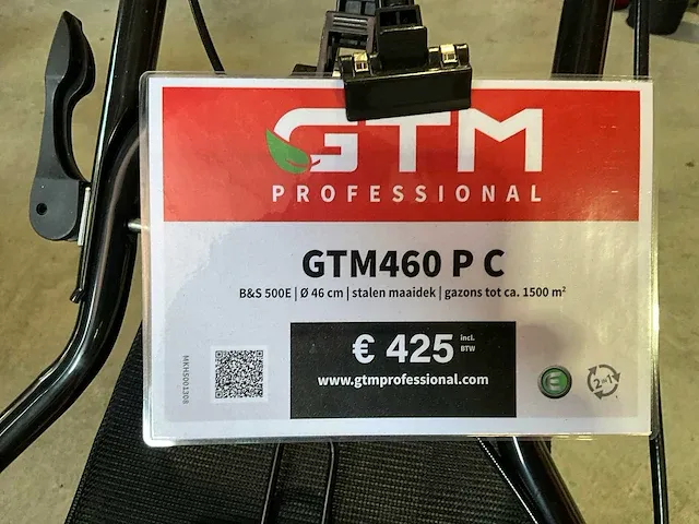 Gtm professional gtm460 p c grasmaaier - afbeelding 5 van  5